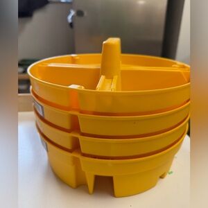 Bucket Boss 5 Gallon Bucket Organizer 4 Compartment - 4 Pack
